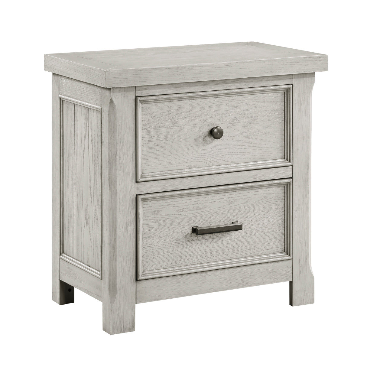 Providence Light Gray Nightstand by Homelegance at Eve Furniture