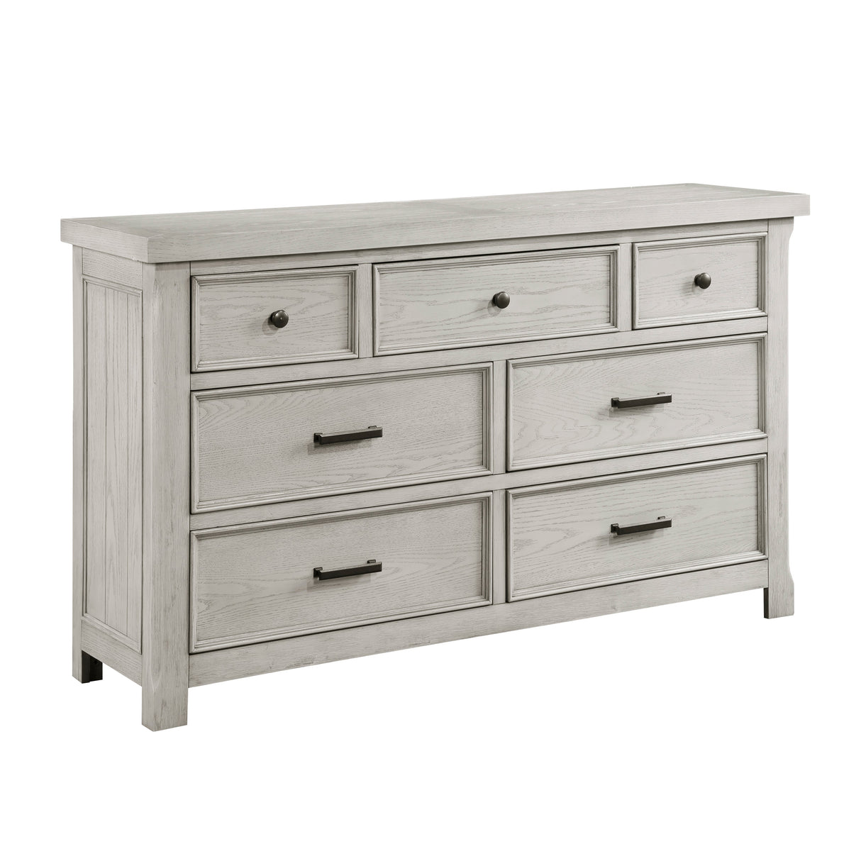 Providence Light Gray Panel Bedroom Set by Homelegance at Eve Furniture