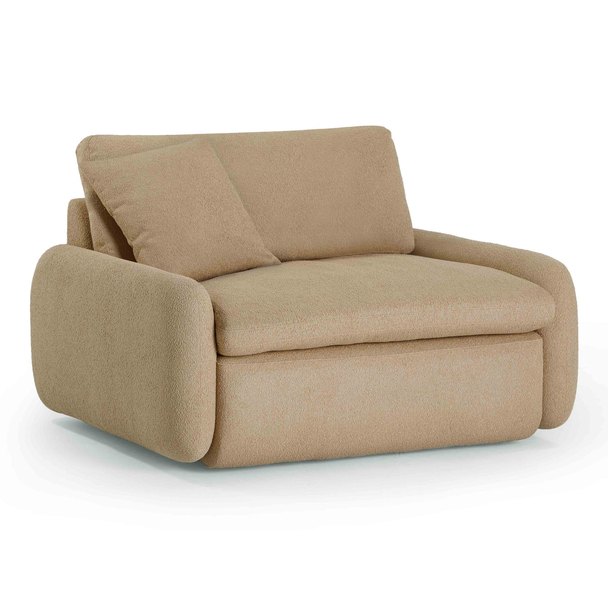 Rachelle Tan Boucle Lounge Chair by TOV Furniture at Eve Furniture