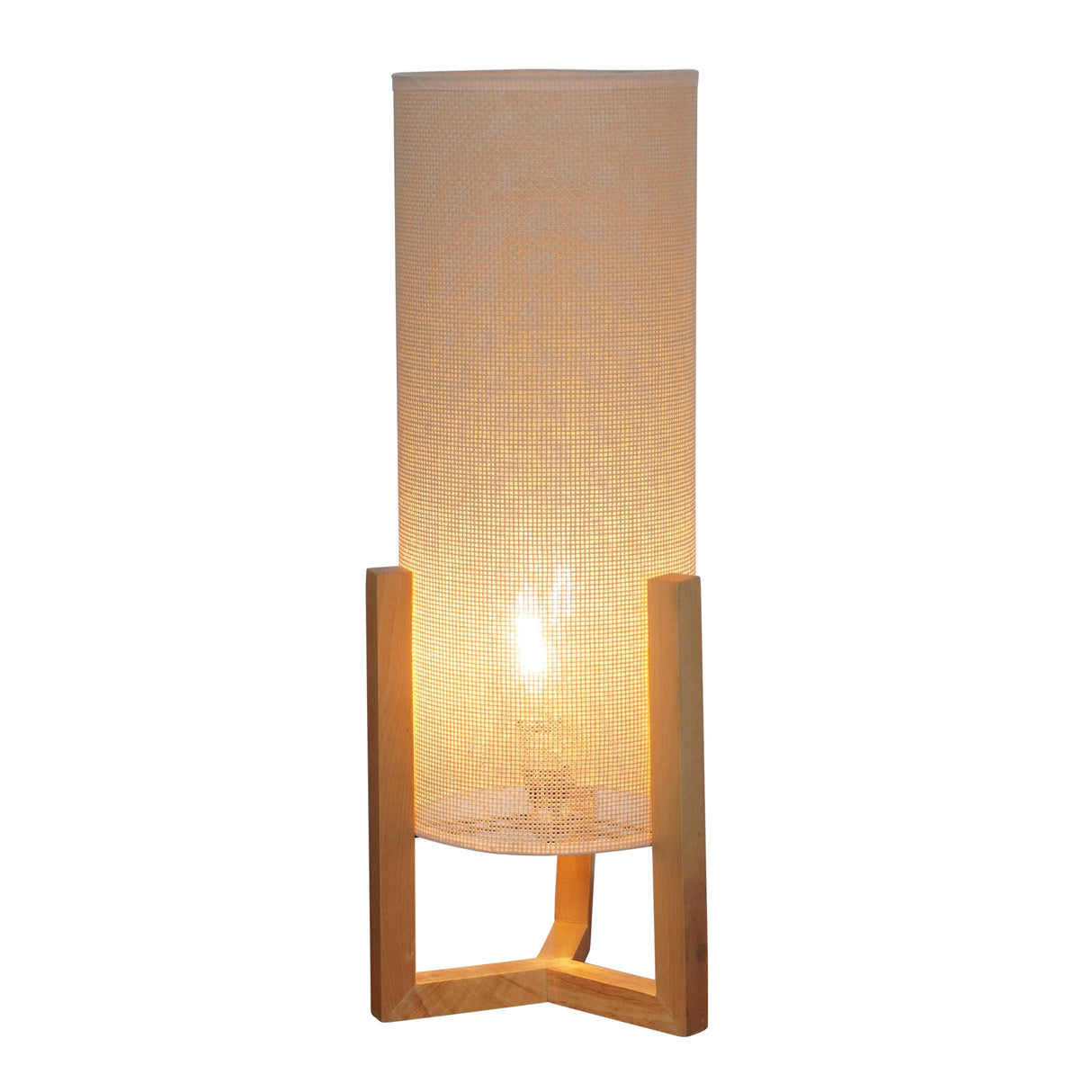 Rayna Table Lamp Oak and Natural by Ashcroft Imports at Eve Furniture