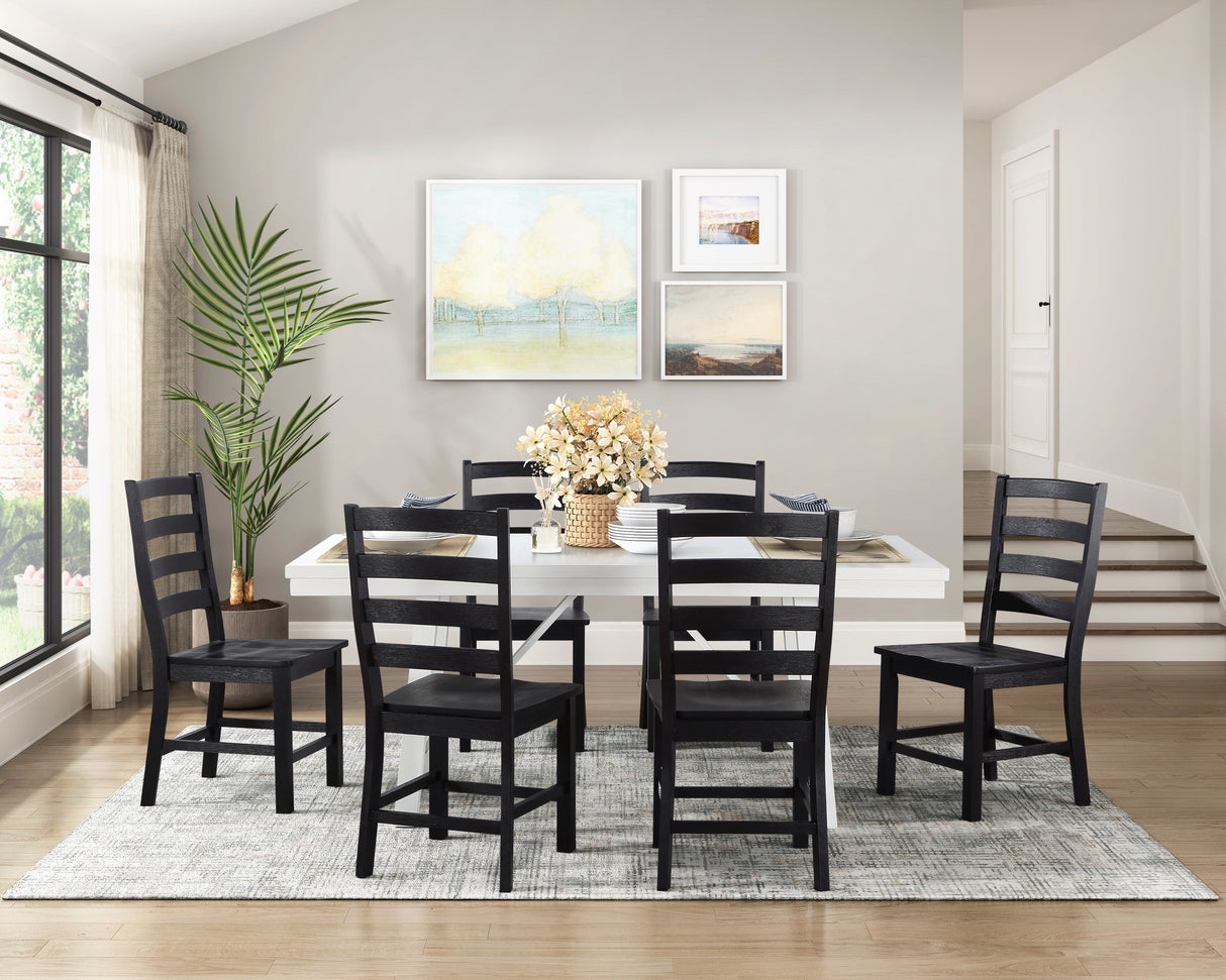 Redmond Black Dining Side Chair, Set of 2 by Homelegance at Eve Furniture