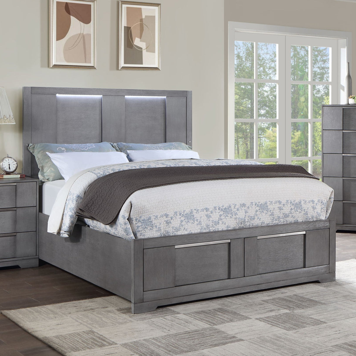 Regulus Gray Queen Bed by Furniture of America at Eve Furniture