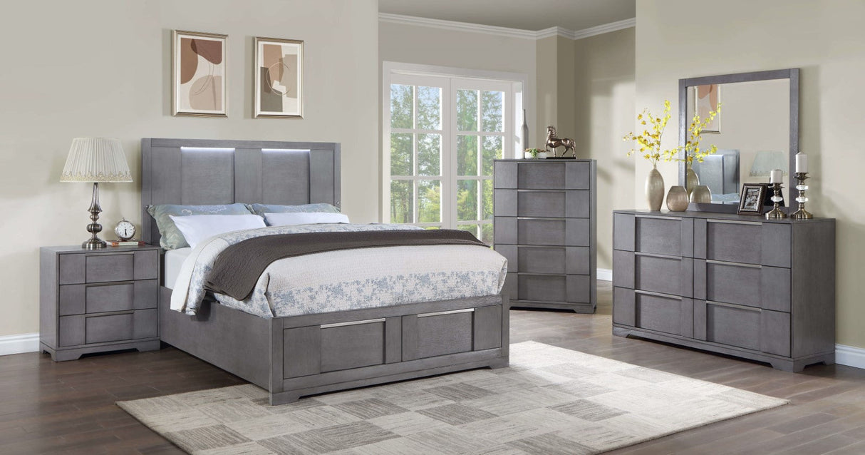 Regulus Gray Queen Bed by Furniture of America at Eve Furniture