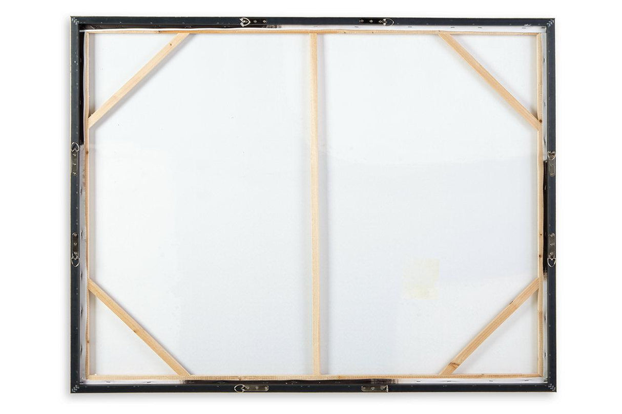 Reighlea Black/White Wall Art by Ashley at Eve Furniture