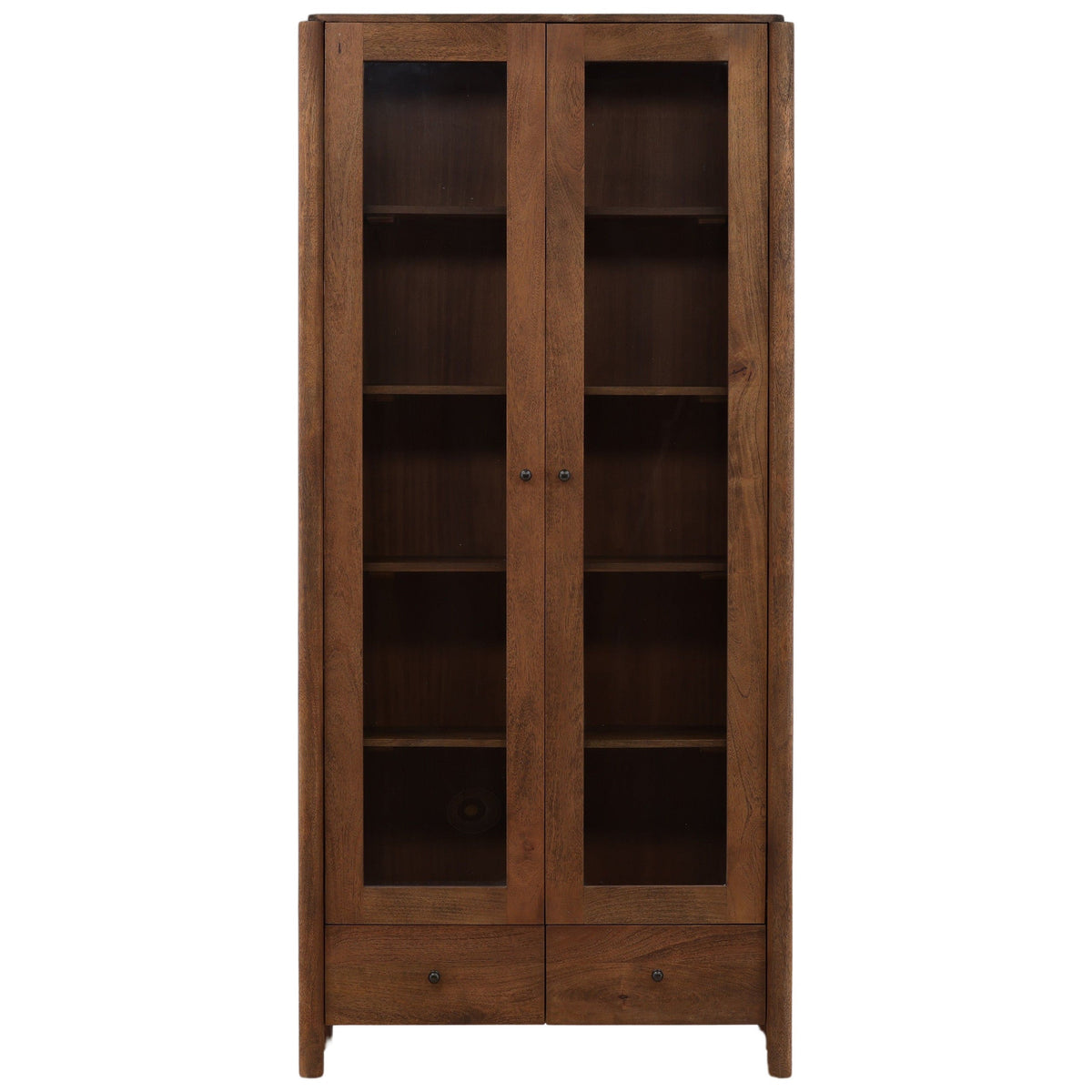 Reiko Cabinet, Brown by Dovetail at Eve Furniture