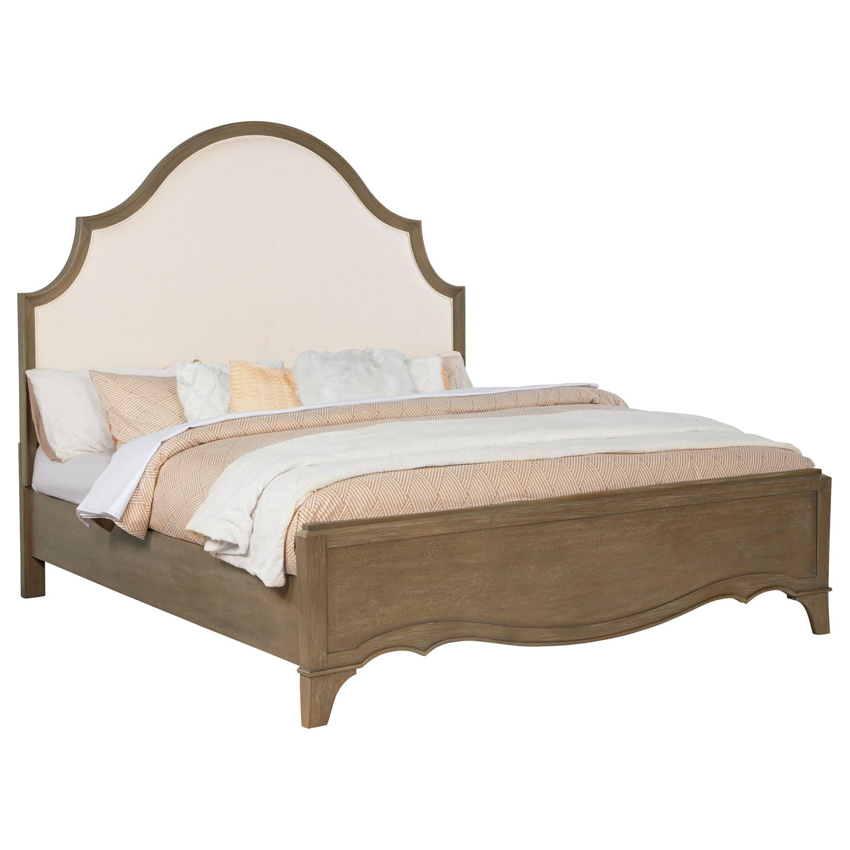 Revello Washed Mango California King Panel Bed by Coaster at Eve Furniture