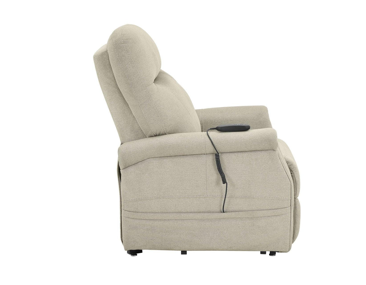 Rhodes Versatile Beige Power Lift Chair by Steve Silver at Eve Furniture