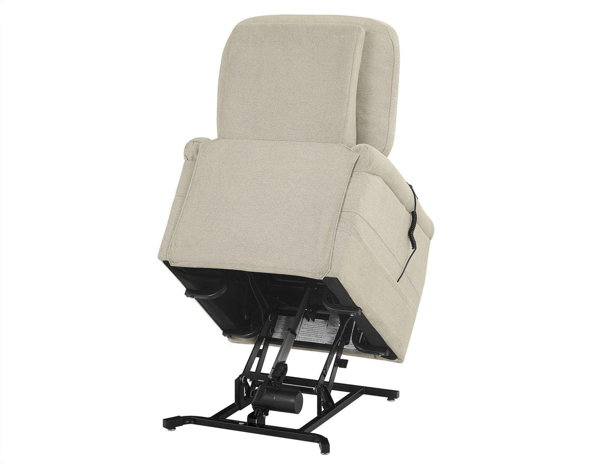 Rhodes Versatile Beige Power Lift Chair by Steve Silver at Eve Furniture