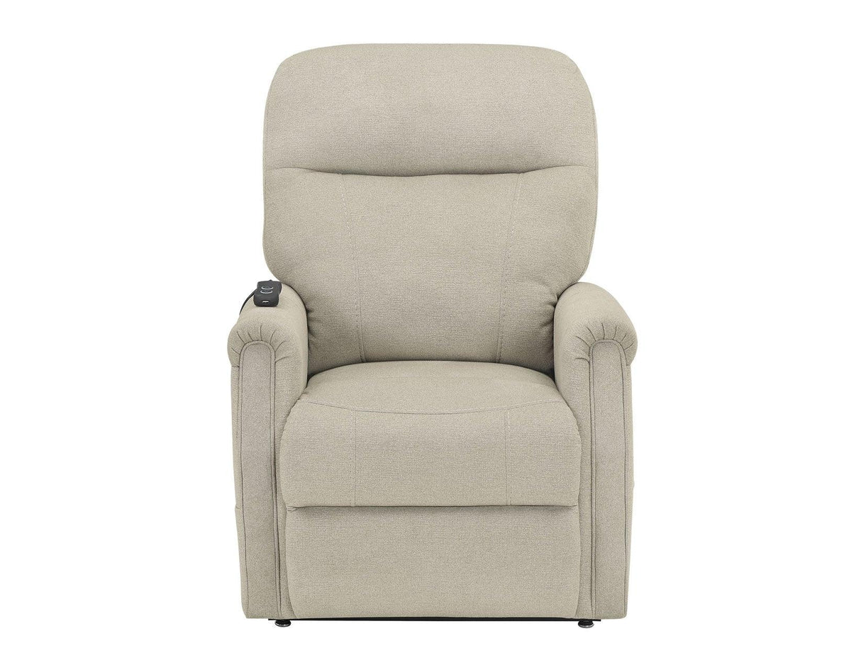 Rhodes Versatile Beige Power Lift Chair by Steve Silver at Eve Furniture