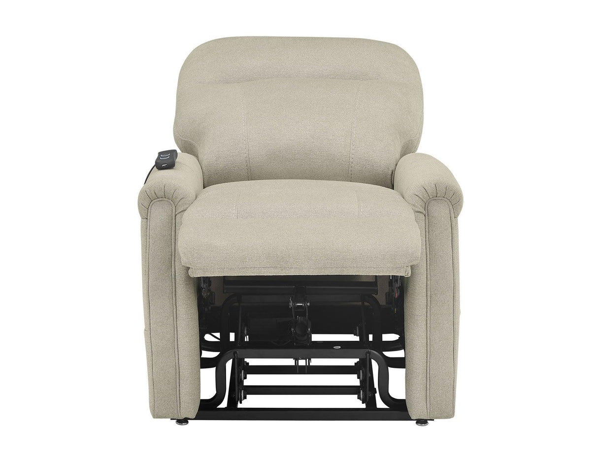Rhodes Versatile Beige Power Lift Chair by Steve Silver at Eve Furniture