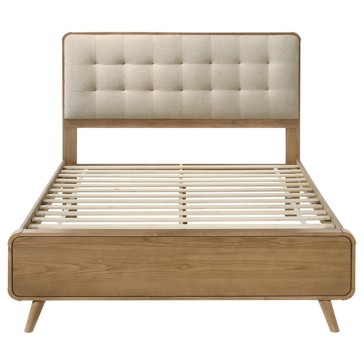 Robyn Light Ash Wood Eastern King Platform Bed by Coaster at Eve Furniture