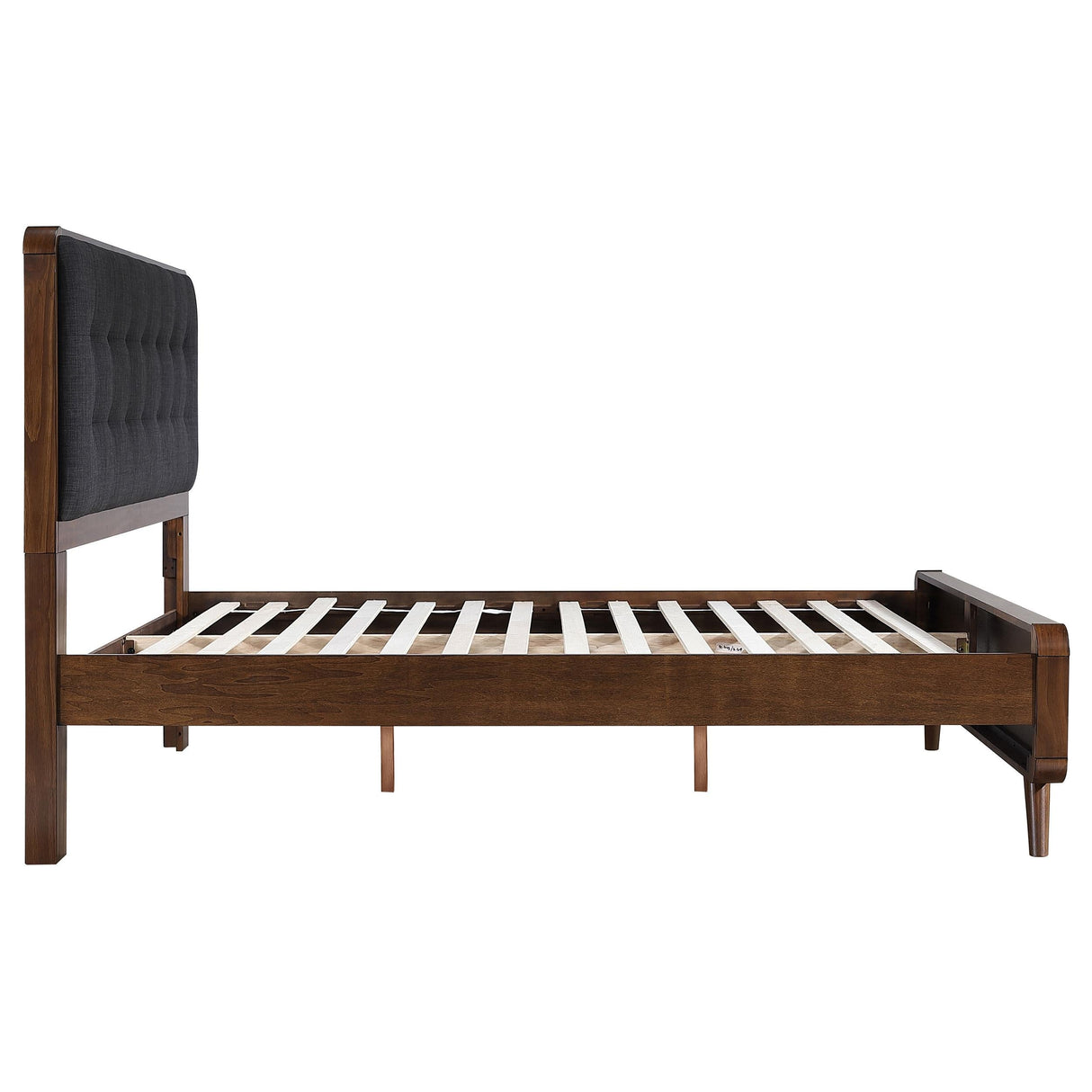 Robyn Dark Walnut Wood Full Platform Bed by Coaster at Eve Furniture