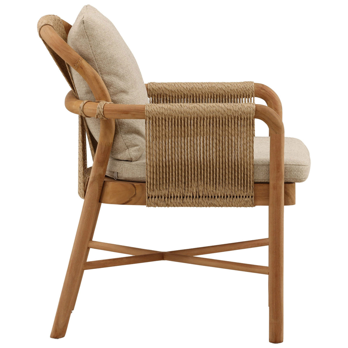 Roisin Outdoor Dining Chair, Sand, Set of 2 by Dovetail at Eve Furniture