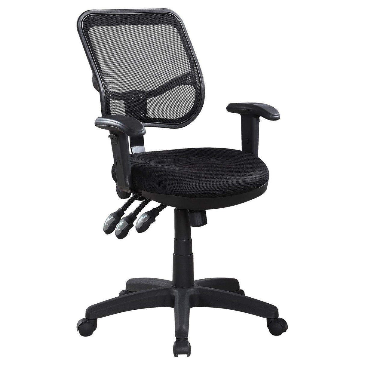 Rollo Black Adjustable Height Office Chair by Coaster at Eve Furniture