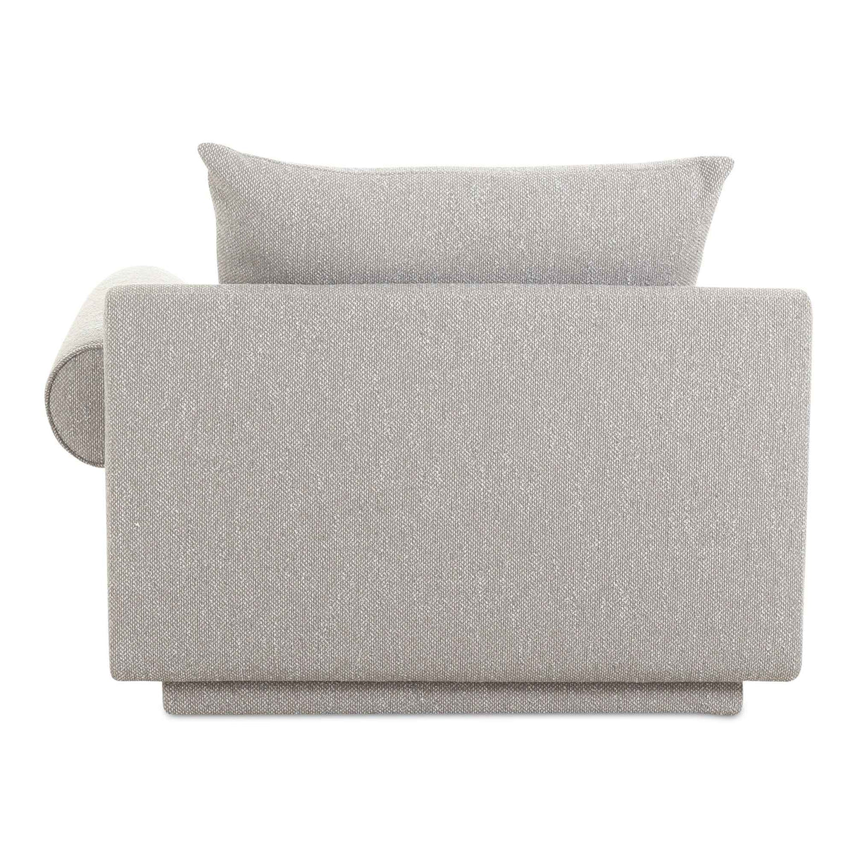 Rosello Light Grey Right Arm Facing Chair by Moe's Home at Eve Furniture