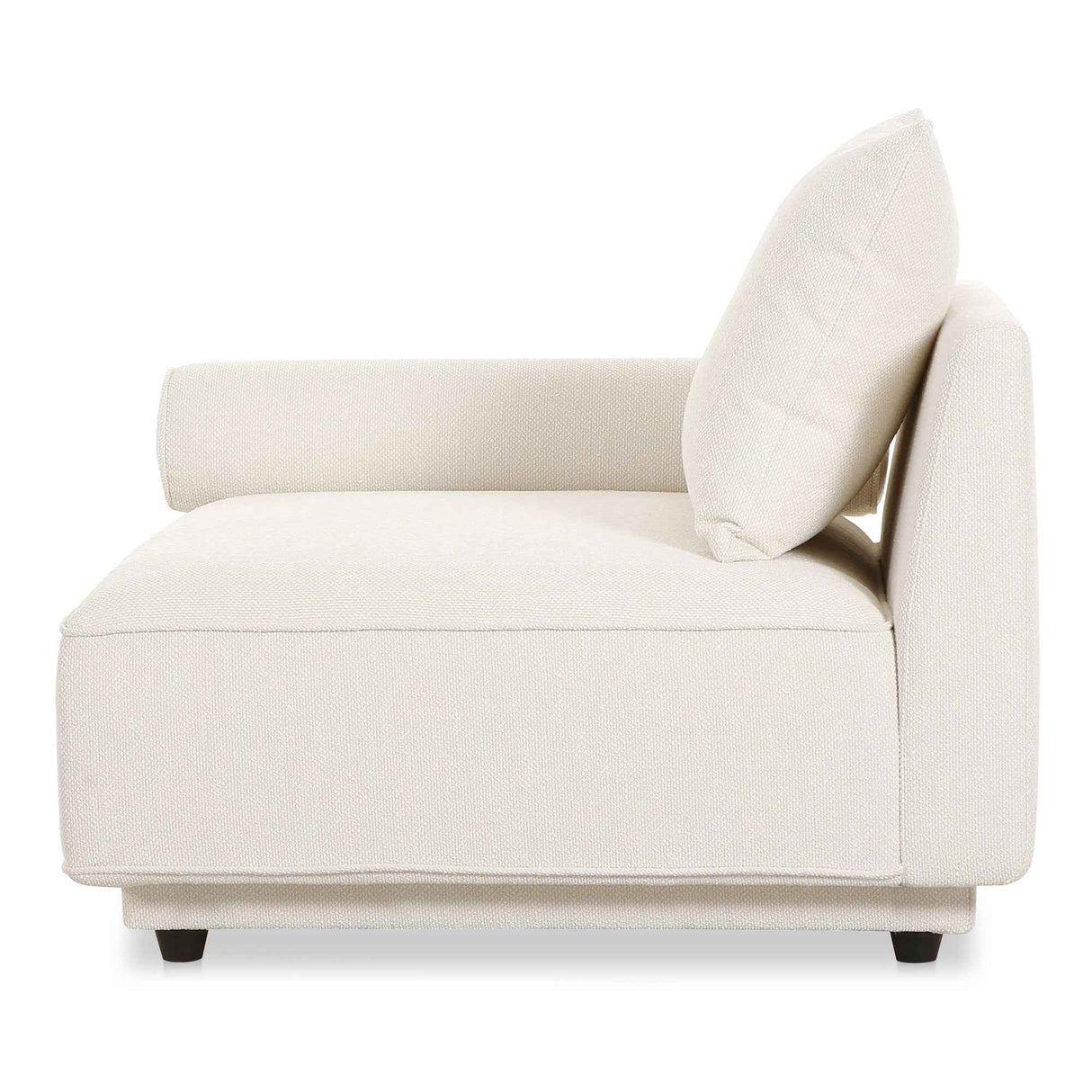 Rosello White Left Arm Facing Chair