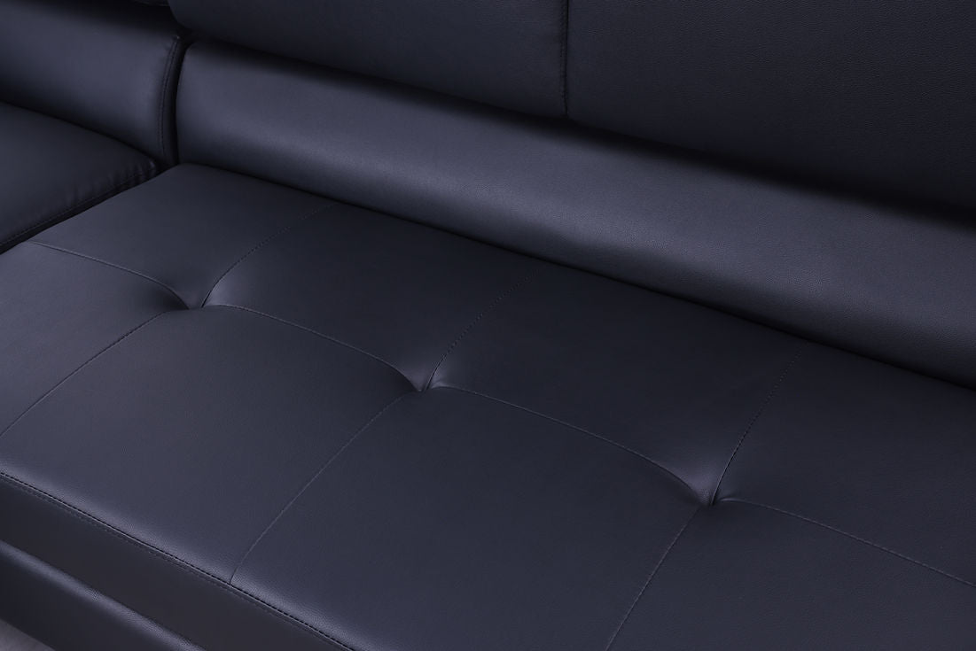 Magic (LED & Speaker) Black Sectional by New Era Innovations at Eve Furniture
