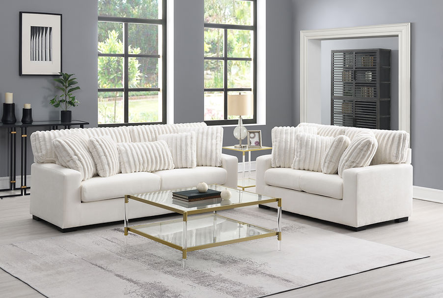 Tarra Ivory Living Room Set by New Era Innovations at Eve Furniture