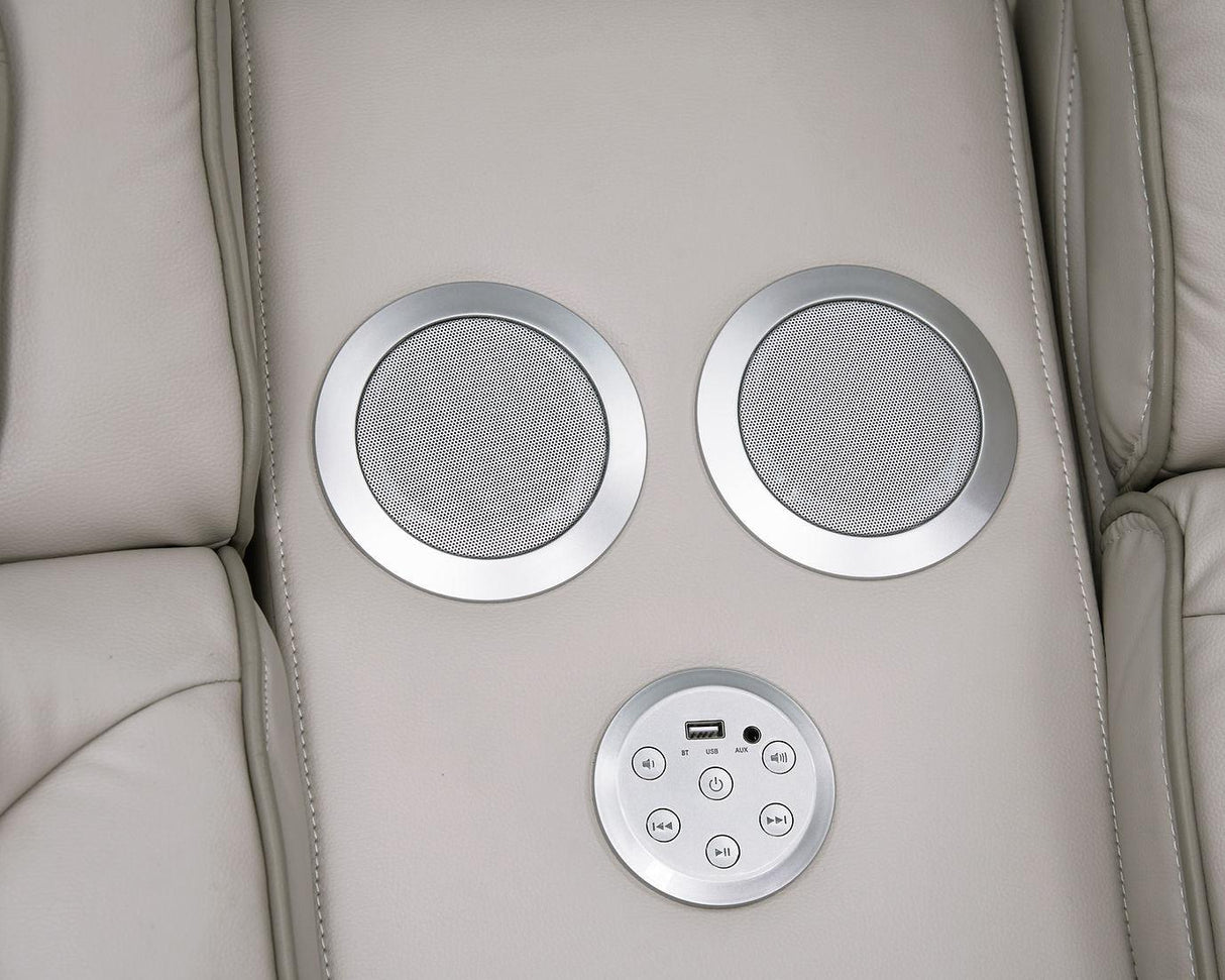 Skyline Sand 3-Piece Power Reclining Living Room Set by New Era Innovations at Eve Furniture