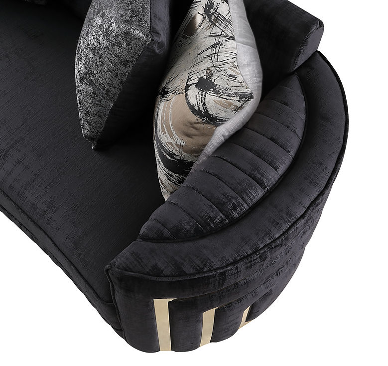 Minerva Black Living Room Set by New Era Innovations at Eve Furniture