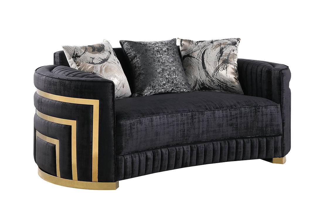 Minerva Black Living Room Set by New Era Innovations at Eve Furniture