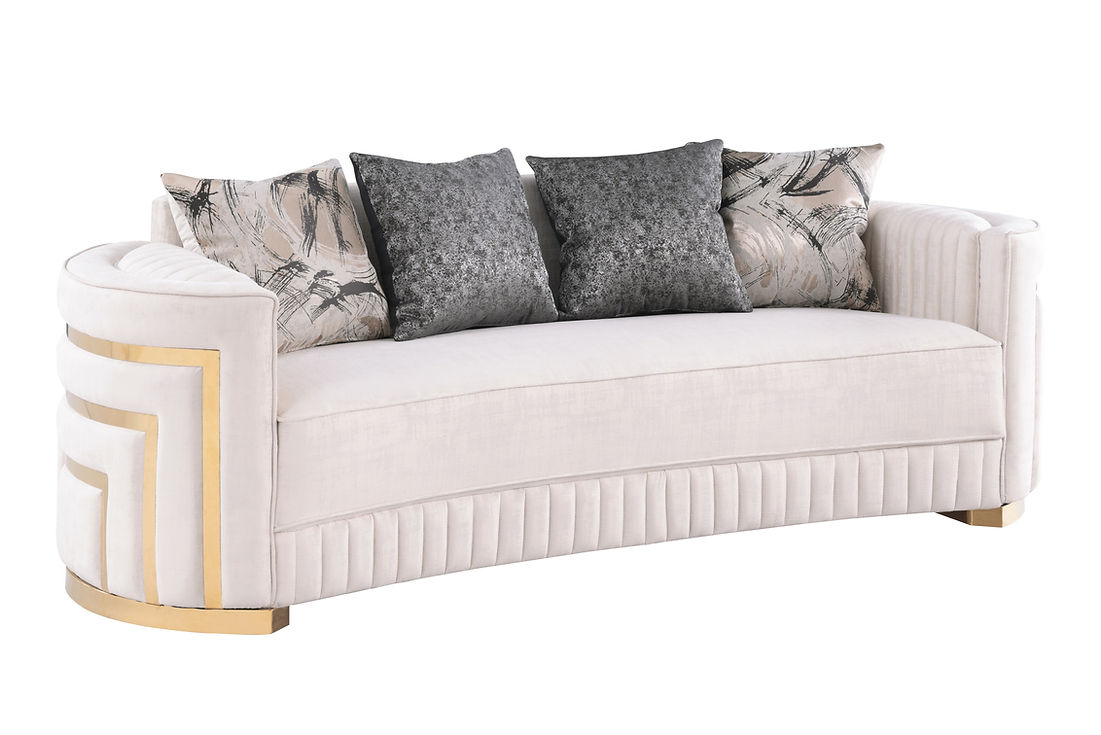 Minerva Cream Living Room Set by New Era Innovations at Eve Furniture