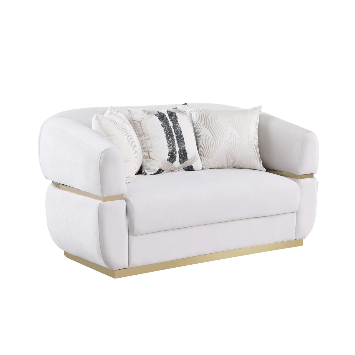 Carmela Cream Living Room Set by New Era Innovations at Eve Furniture
