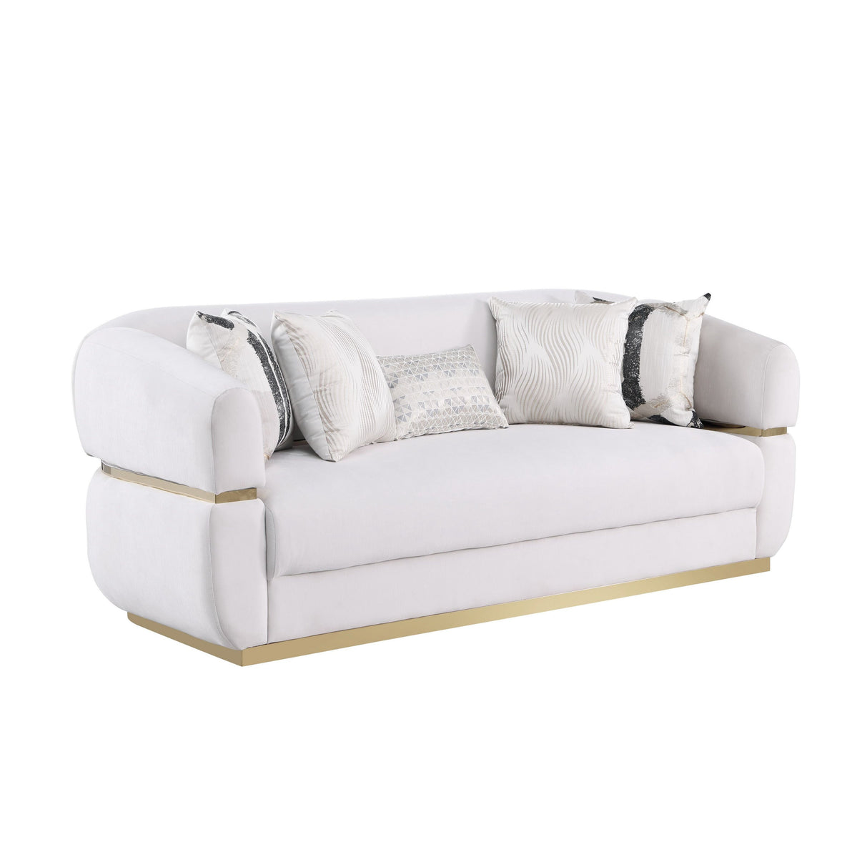 Carmela Cream Living Room Set by New Era Innovations at Eve Furniture