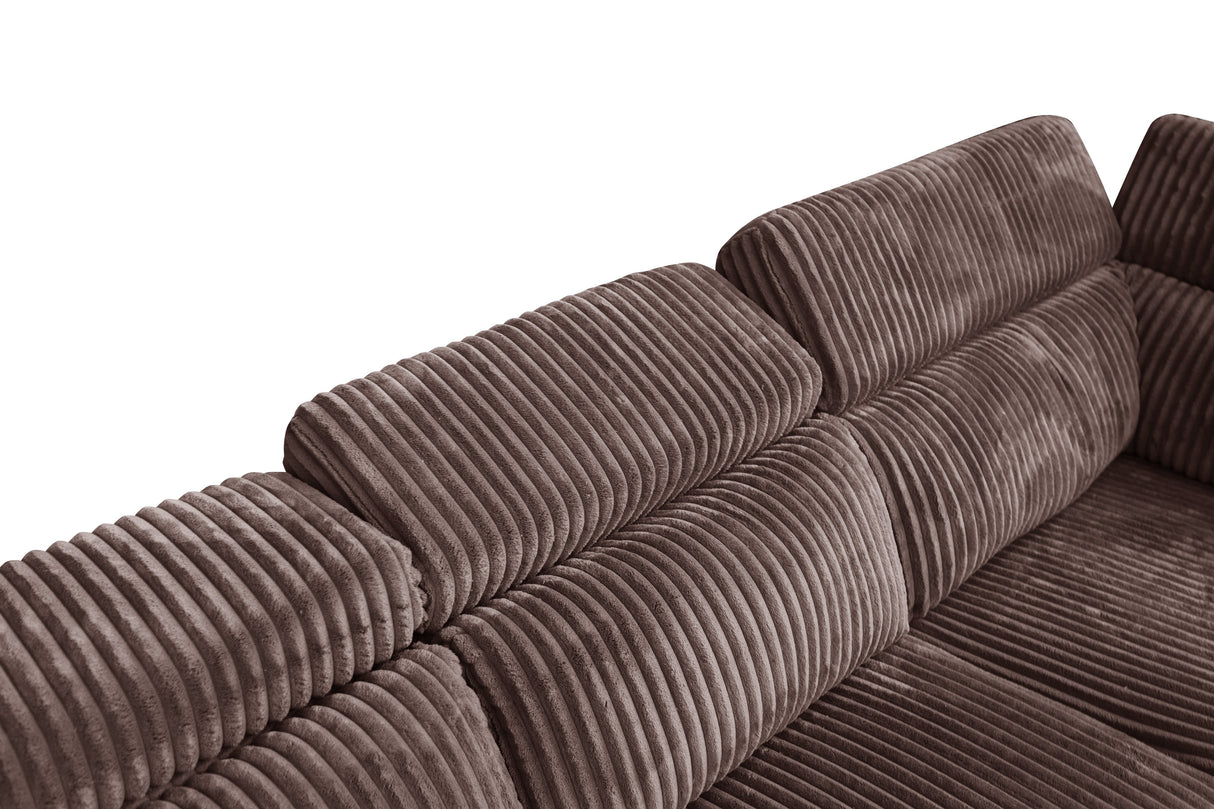 Yash Brown 6-Piece Power Reclining Sectional