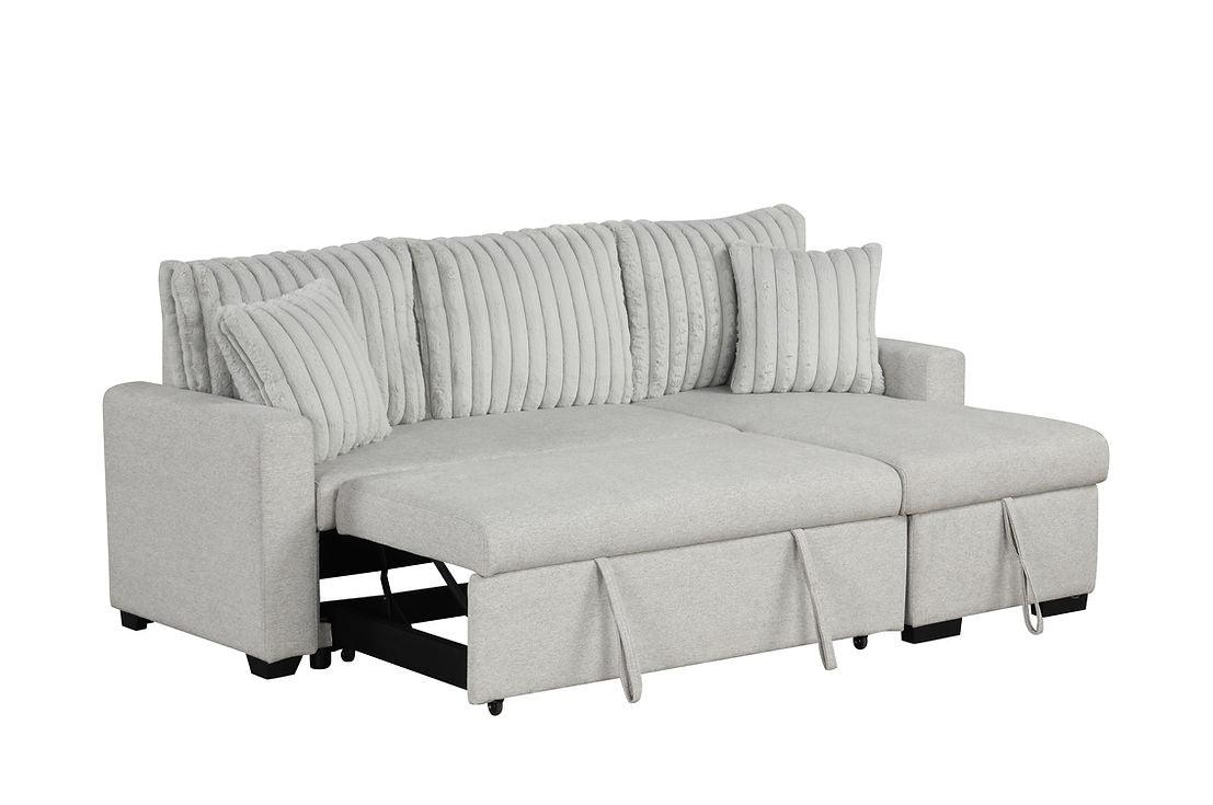 Nori Grey Sofa Chaise by New Era Innovations at Eve Furniture