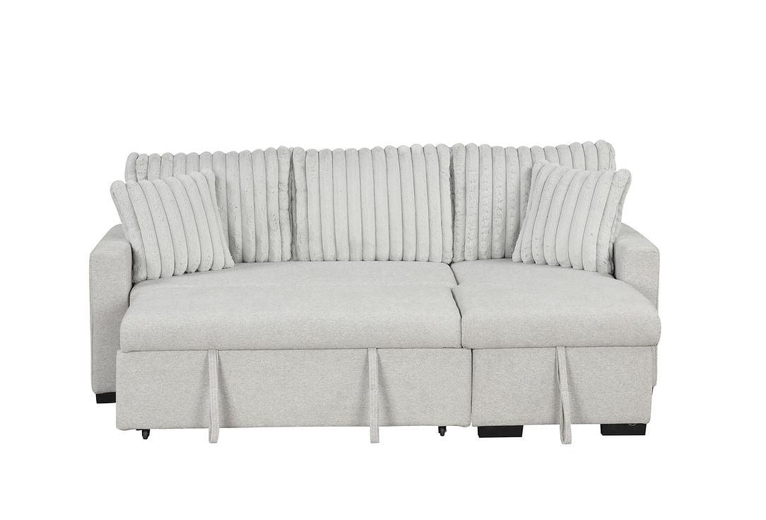 Nori Grey Sofa Chaise by New Era Innovations at Eve Furniture