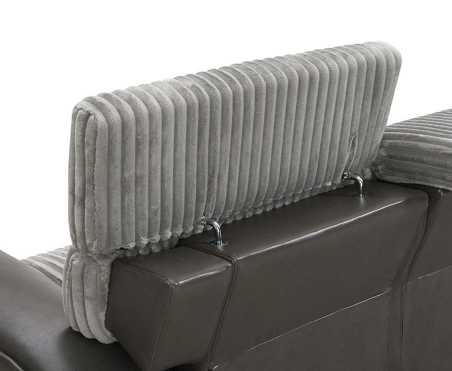 Twist Grey 3-Piece Reclining Living Room Set by New Era Innovations at Eve Furniture