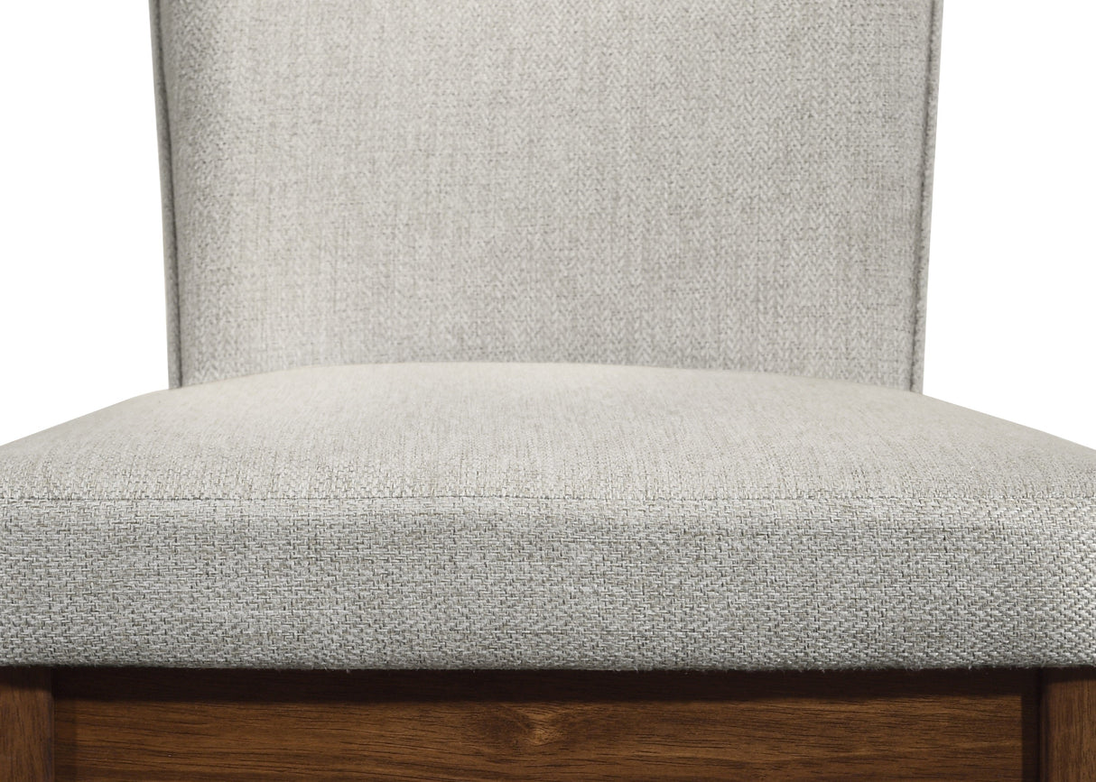 Salerno Beige and Brown Dining Set by Crown Mark at Eve Furniture