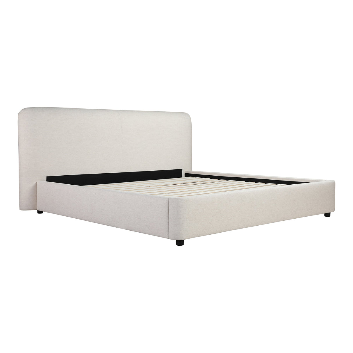 Samara Cottage Linen Queen Bed by Moe's Home at Eve Furniture