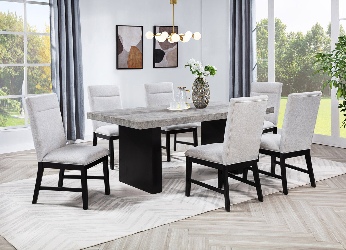 Sebastian Dove Dining Set by Crown Mark at Eve Furniture