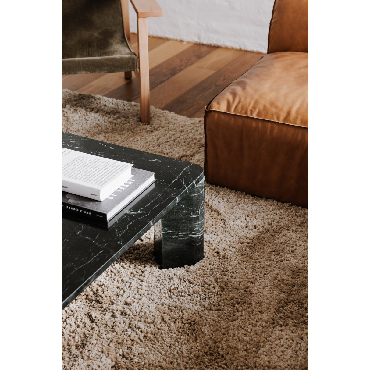 Segment Jetty Black Coffee Table by Moe's Home at Eve Furniture
