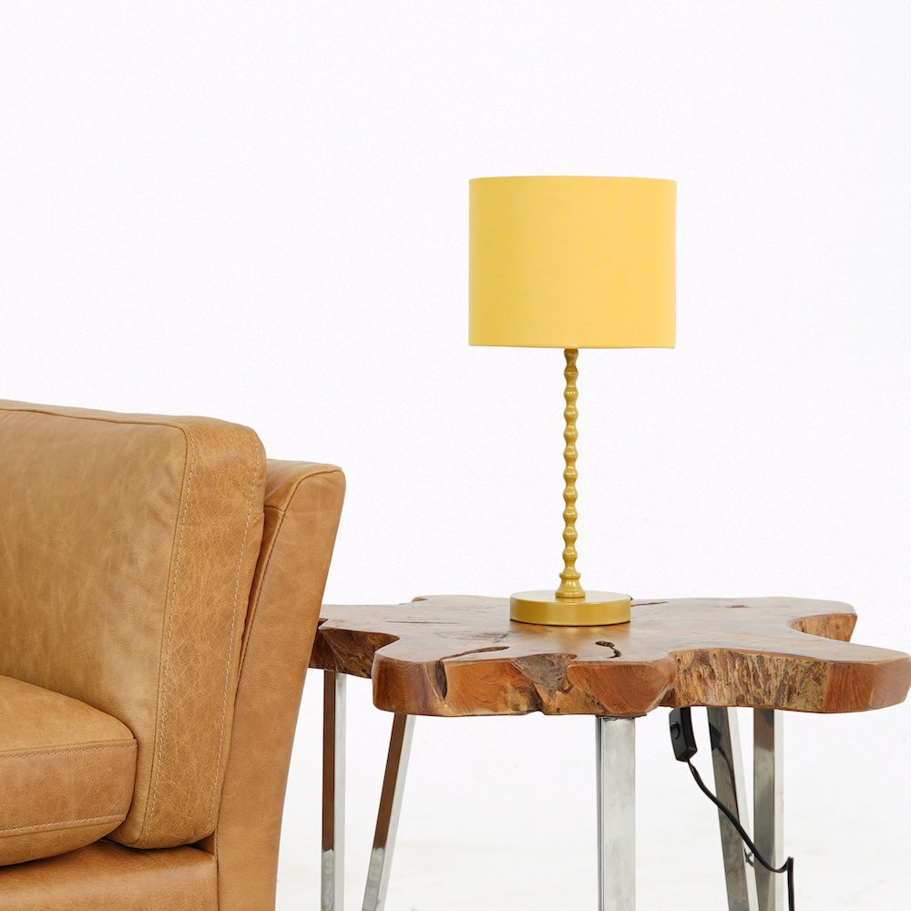 Sereno Table Lamp Ochre and Gold by Ashcroft Imports at Eve Furniture