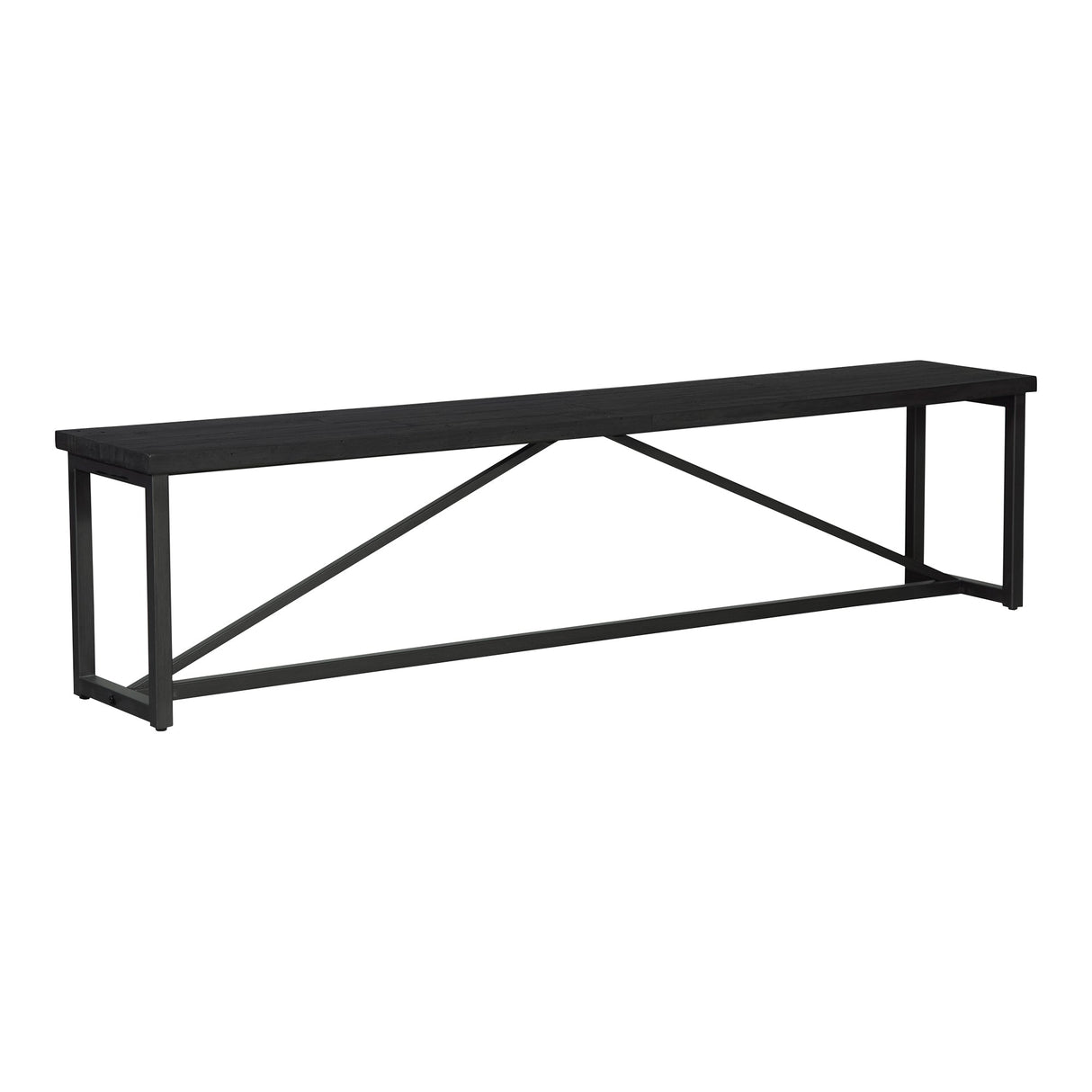 Sierra Black Bench by Moe's Home at Eve Furniture