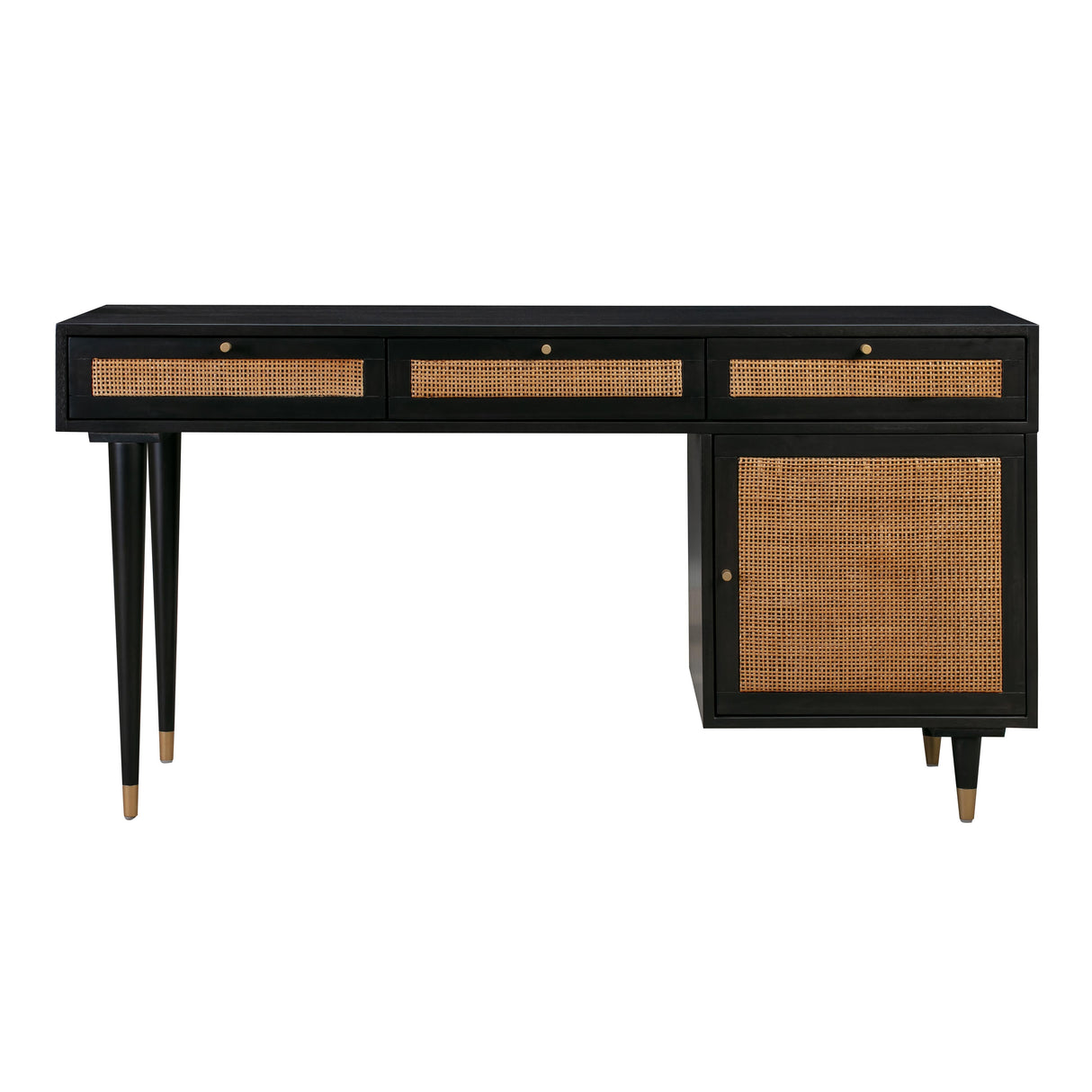 Sierra Cane Desk by TOV Furniture at Eve Furniture