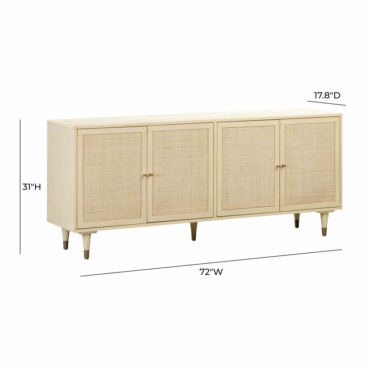 Sierra Cane Sideboard by TOV Furniture at Eve Furniture