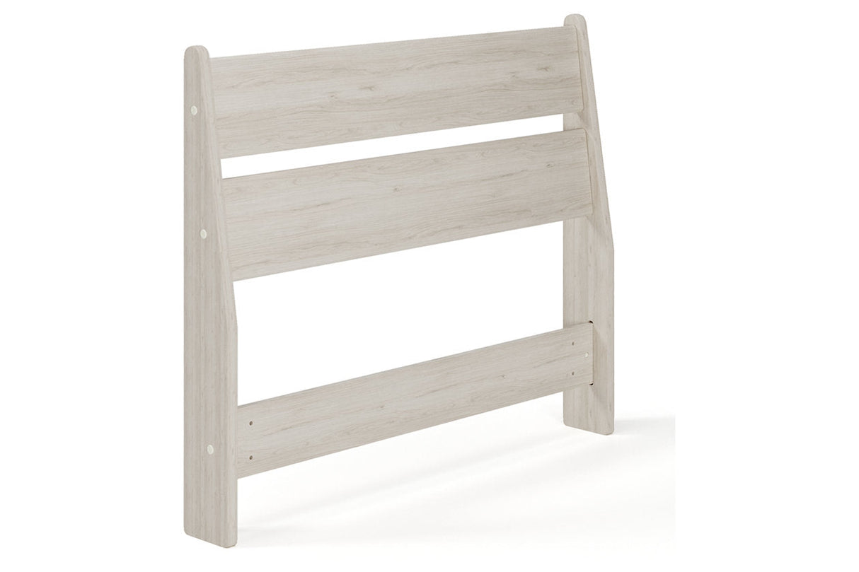 Socalle Light Natural Youth Panel Platform Bedroom Set by Ashley at Eve Furniture