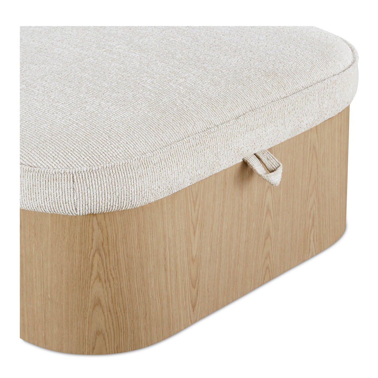Sonny Ash Ottoman by Moe's Home at Eve Furniture