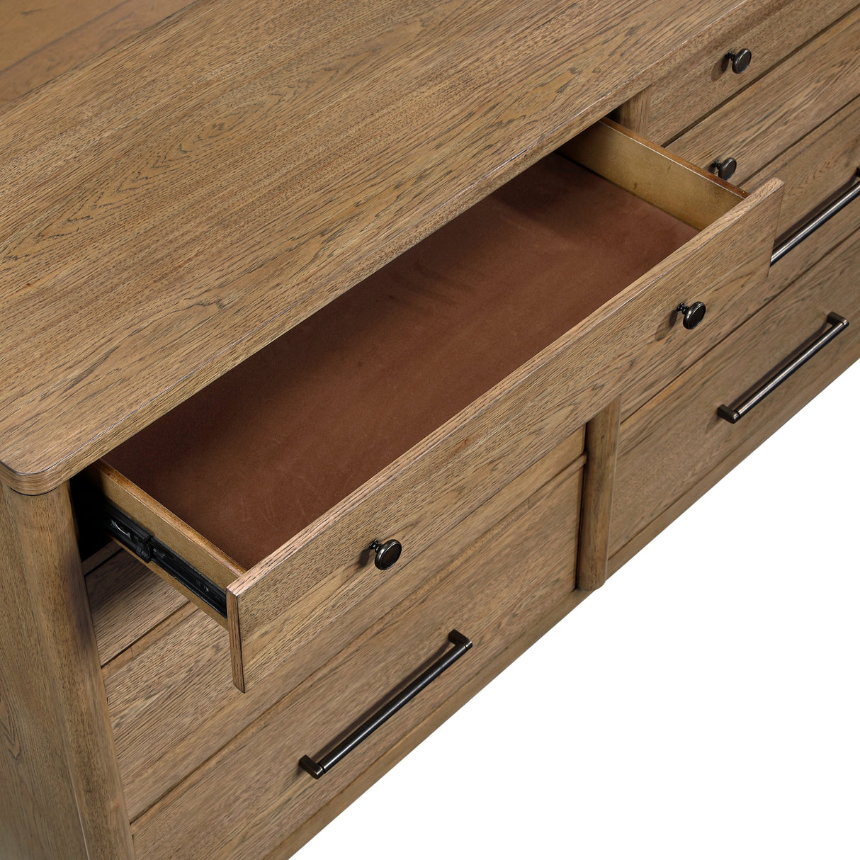 Sonoma Oak Dresser by Homelegance at Eve Furniture