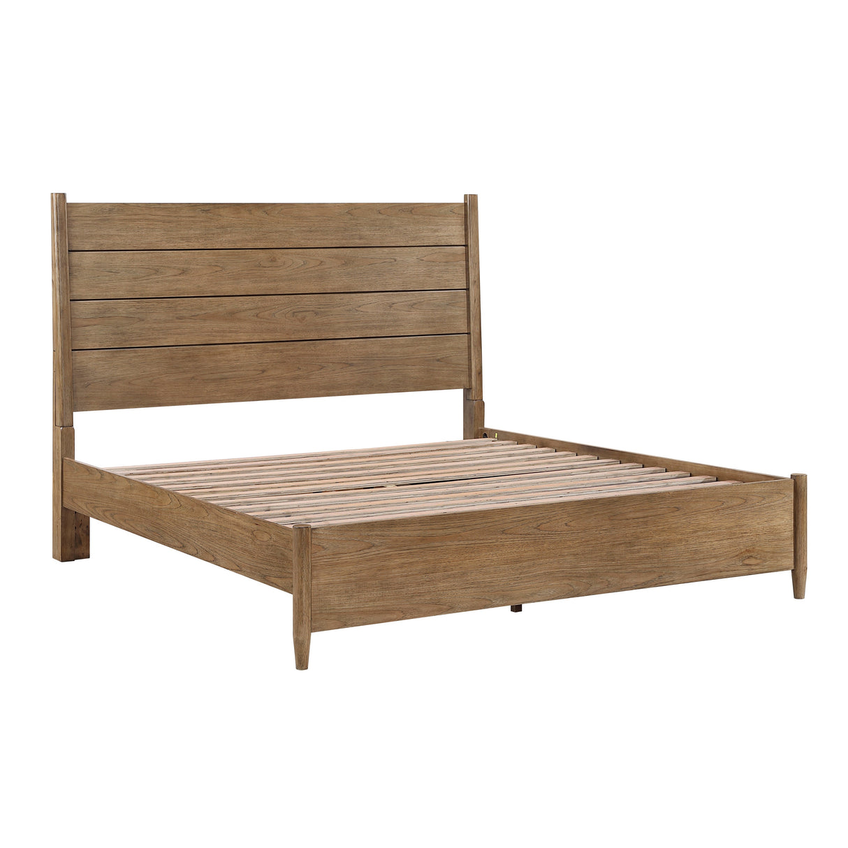 Sonoma Oak King Platform Bed by Homelegance at Eve Furniture