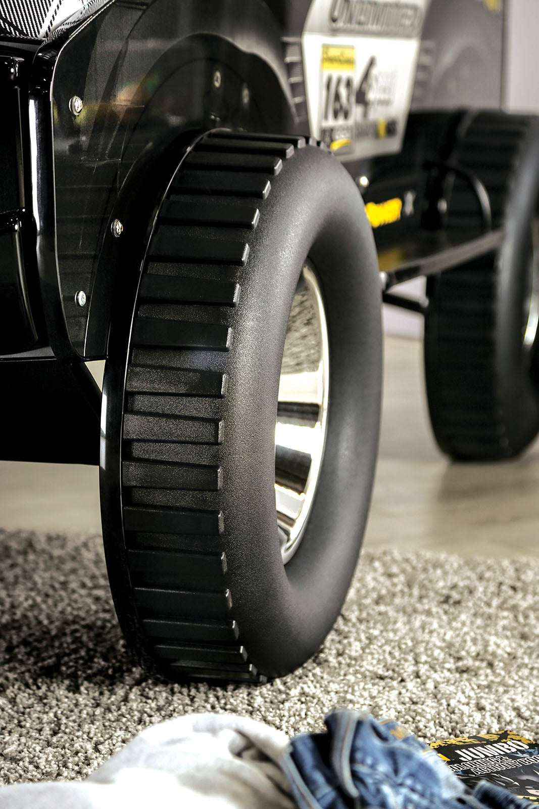 Speed Jump Black Twin Bed by Furniture of America at Eve Furniture