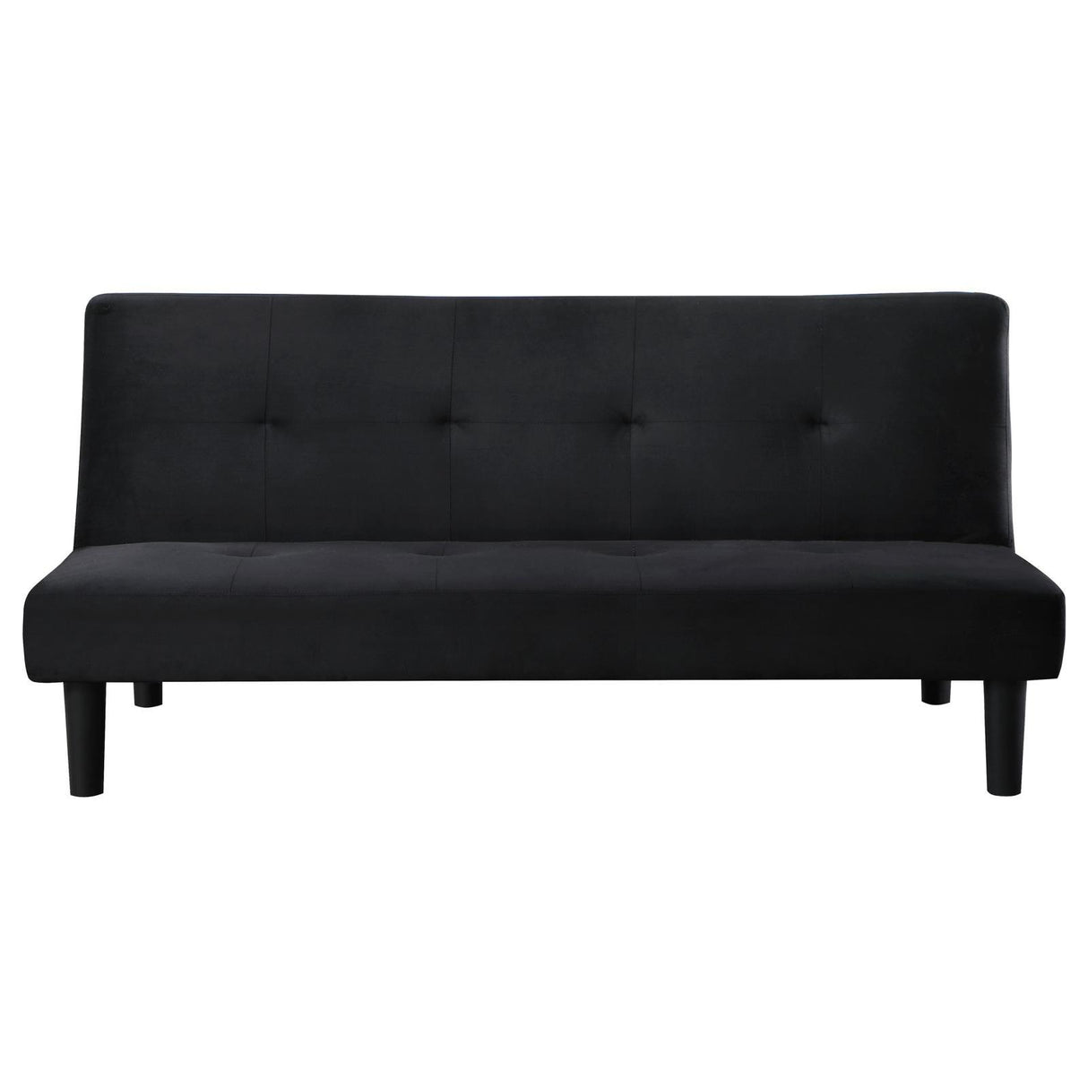 Stanford Multipurpose Black Upholstered Tufted Convertible Sofa Bed by Coaster at Eve Furniture