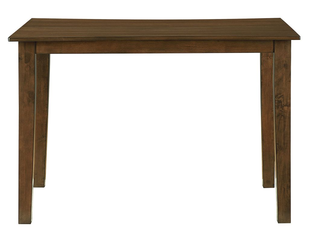 Joplin Walnut Finish 5-Piece Counter Height Set