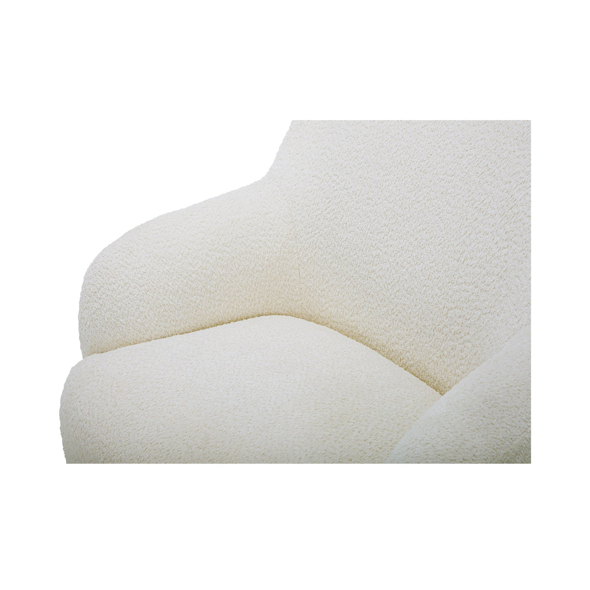Stevie Cream Lounge Chair by Moe's Home at Eve Furniture