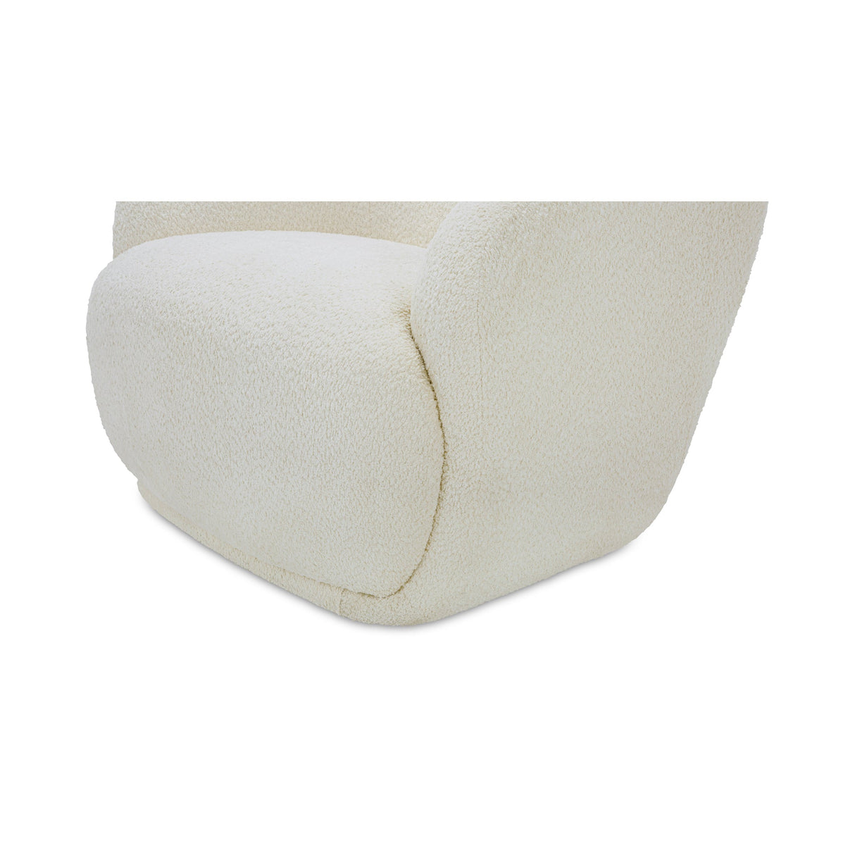 Stevie Cream Lounge Chair by Moe's Home at Eve Furniture