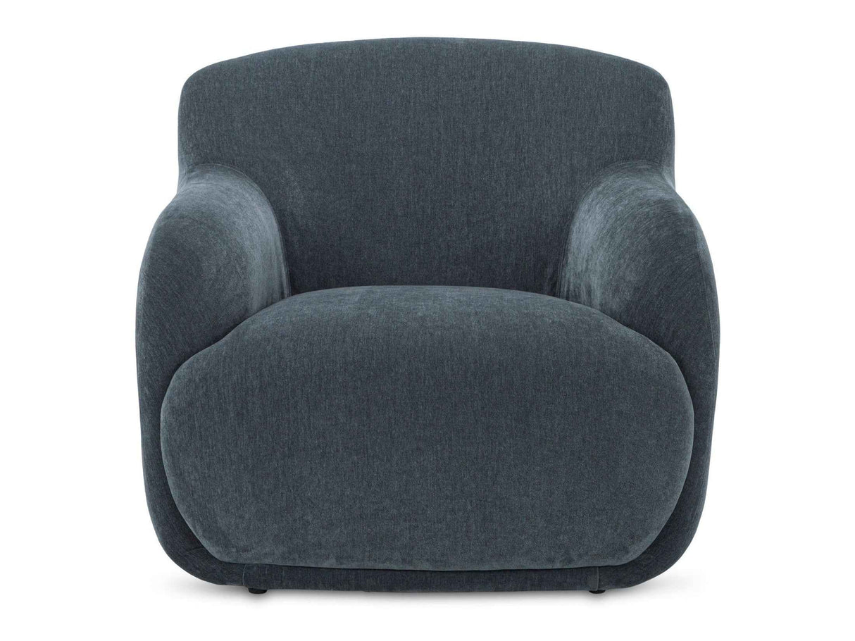 Stevie Slate Blue Lounge Chair by Moe's Home at Eve Furniture